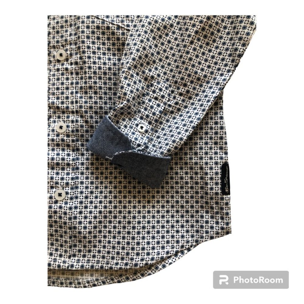 Ben Sherman Boy's 2 Piece Button Down Long Sleeve Shirt & Pants Set - Picture 5 of 10